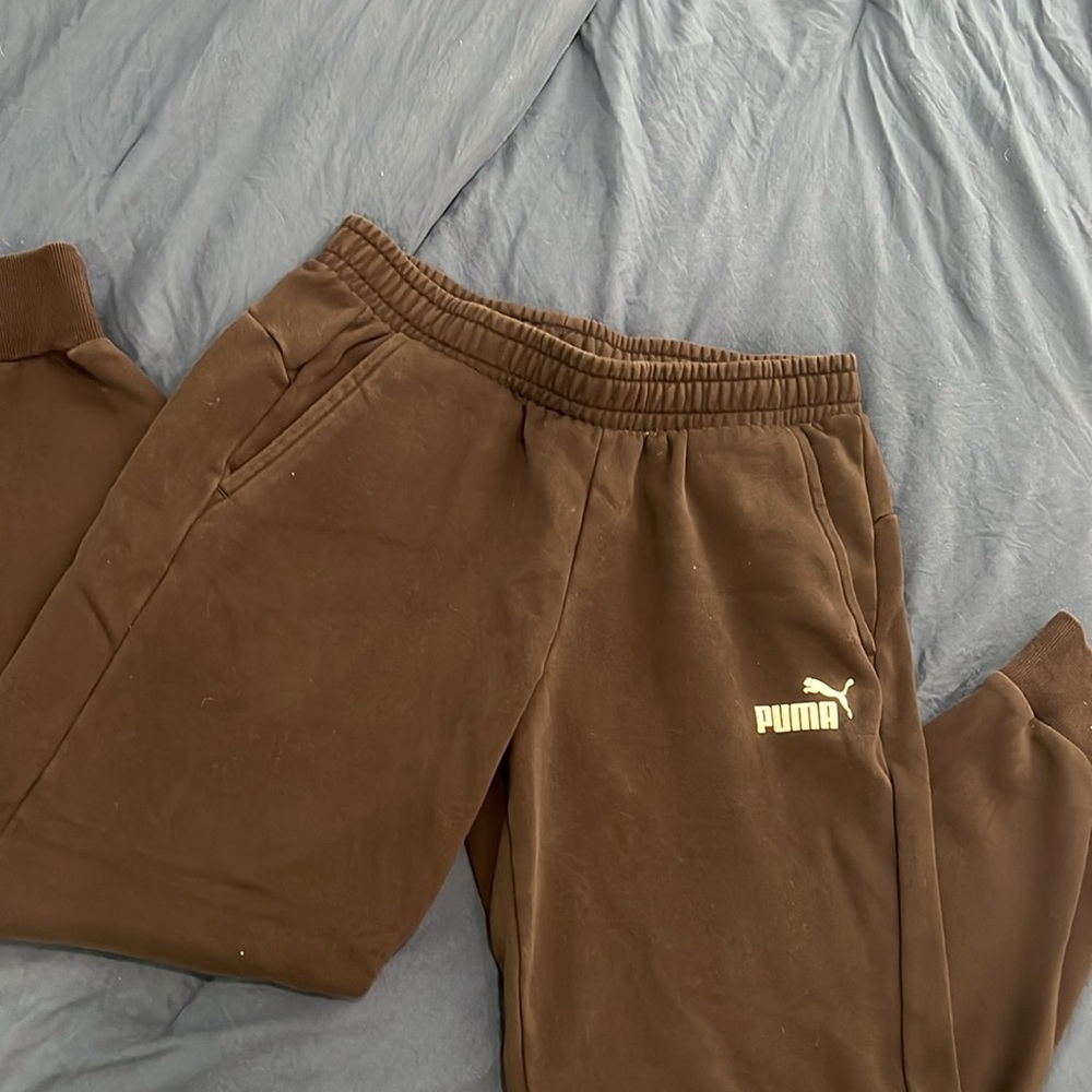 Black Puma joggers